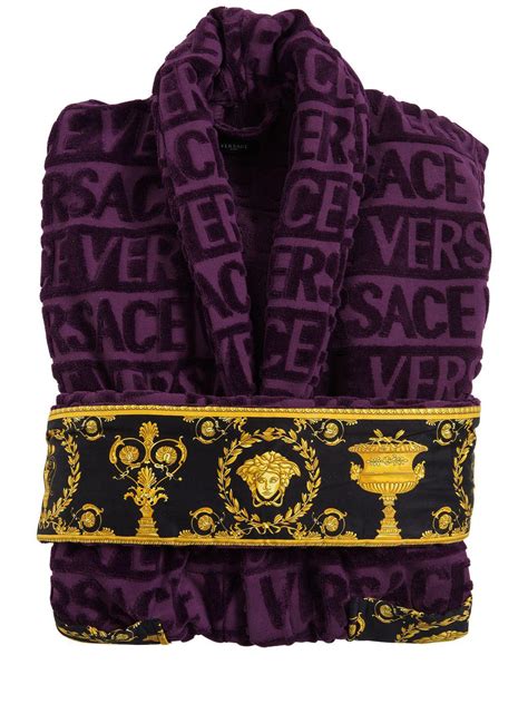 versace robe purple